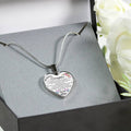 Necklace For Daughter My Dearest Daughter Mom's Gift - Heart Pendant Necklace