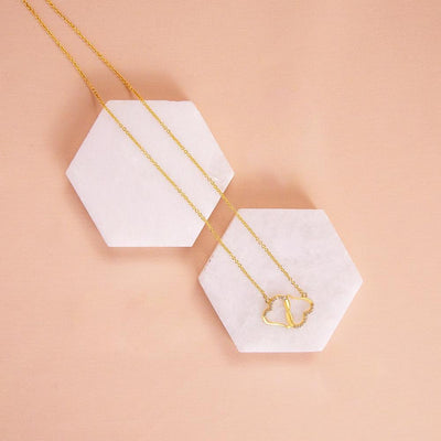 To My Girlfriend Being You Eternal Love 10K Solid Gold Heart Necklace W Pav� Set Diamonds - Everlasting Love with Luxury Box & MC