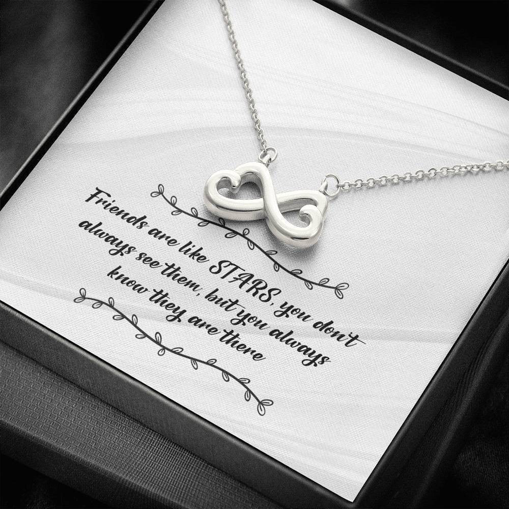 Star Friends - Infinity Hearts Necklace Romantic Gift For Her