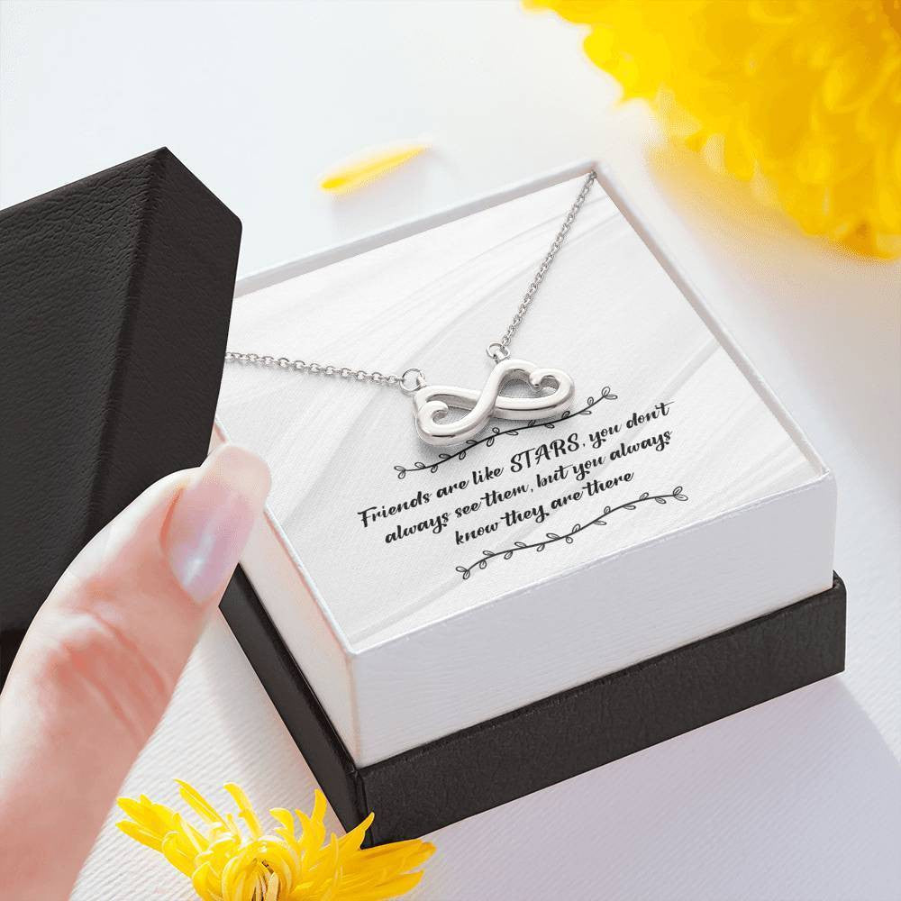 Star Friends - Infinity Hearts Necklace Romantic Gift For Her