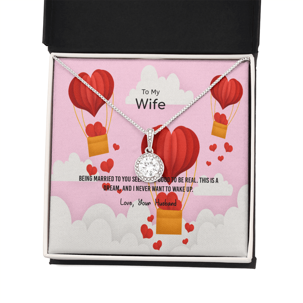 Wife Valentines Gift This is a Dream Eternal Union Necklace - Eternal Hope