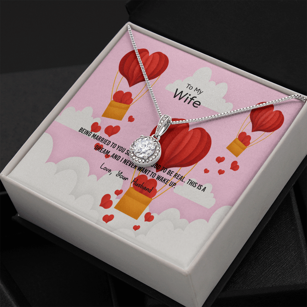 Wife Valentines Gift This is a Dream Eternal Union Necklace - Eternal Hope