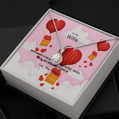 Wife Valentines Gift This is a Dream Eternal Union Necklace - Eternal Hope
