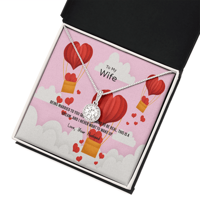 Wife Valentines Gift This is a Dream Eternal Union Necklace - Eternal Hope