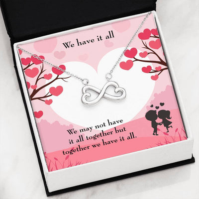 We Have It All Necklace Gift Infinity Stainless Steel Pendant Wife Gift - Infinity Love Necklace