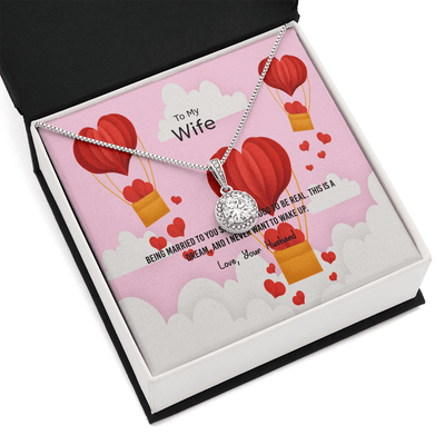 Wife Valentines Gift This is a Dream Eternal Union Necklace - Eternal Hope