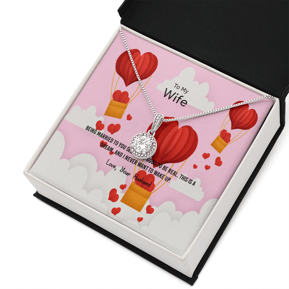 Wife Valentines Gift This is a Dream Eternal Union Necklace - Eternal Hope