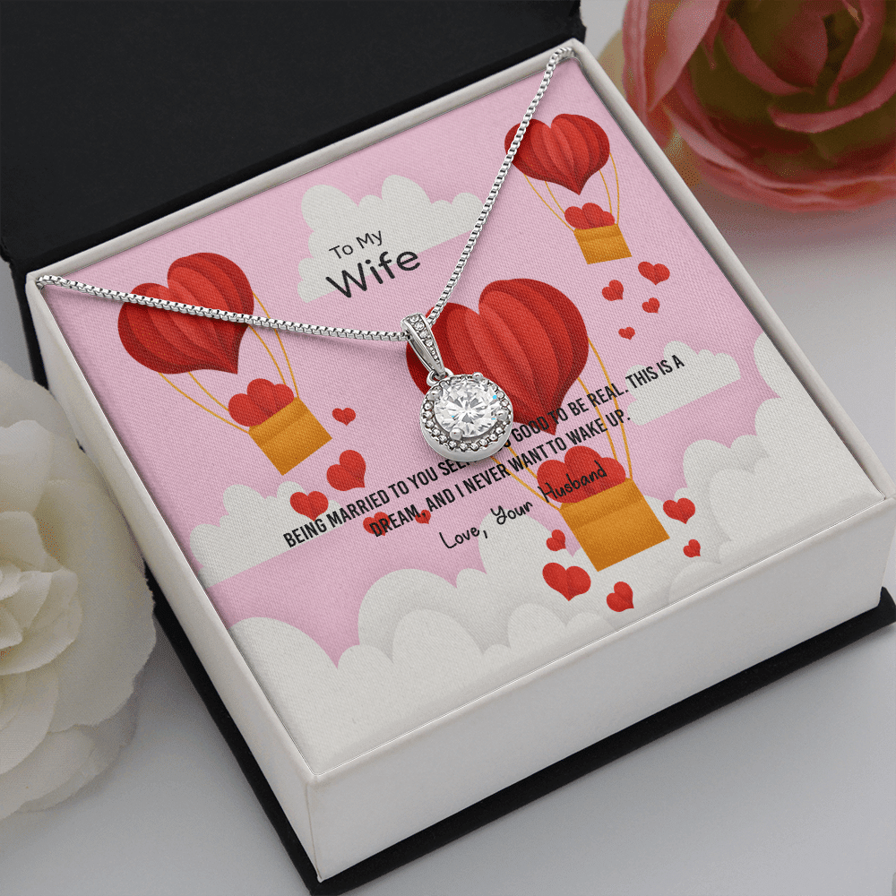 Wife Valentines Gift This is a Dream Eternal Union Necklace - Eternal Hope
