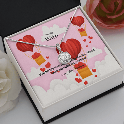 Wife Valentines Gift This is a Dream Eternal Union Necklace - Eternal Hope