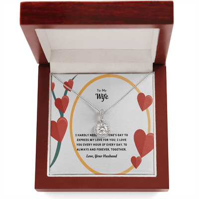 Wife Valentines Gift Love You Every Hour Eternal Union Necklace - Eternal Hope