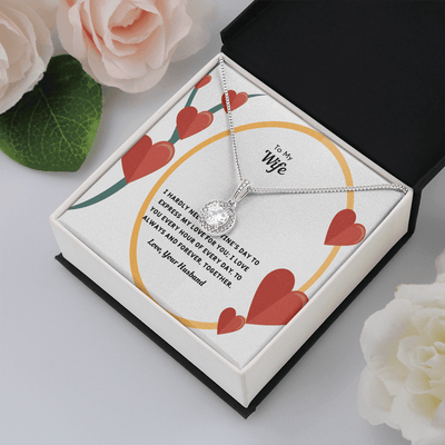 Wife Valentines Gift Love You Every Hour Eternal Union Necklace - Eternal Hope