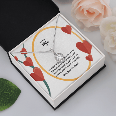Wife Valentines Gift Love You Every Hour Eternal Union Necklace - Eternal Hope