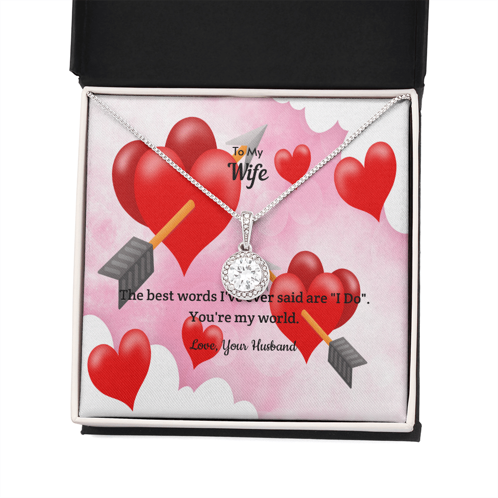 Wife Valentines Gift I Do Eternal Union Necklace - Eternal Hope