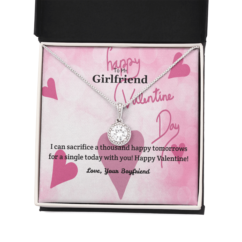 To My Girlfriend Valentines Gift Thosusand Happy Tomorrows Eternal Union Necklace - Eternal Hope