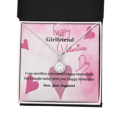 To My Girlfriend Valentines Gift Thosusand Happy Tomorrows Eternal Union Necklace - Eternal Hope