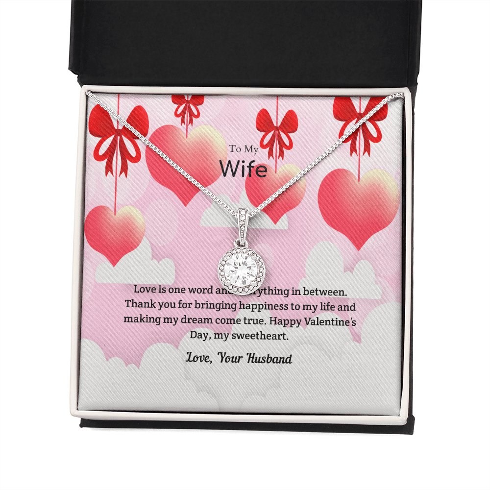 Wife Valentines Gift Everything in Between Eternal Union Necklace - Eternal Hope