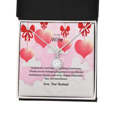 Wife Valentines Gift Everything in Between Eternal Union Necklace - Eternal Hope