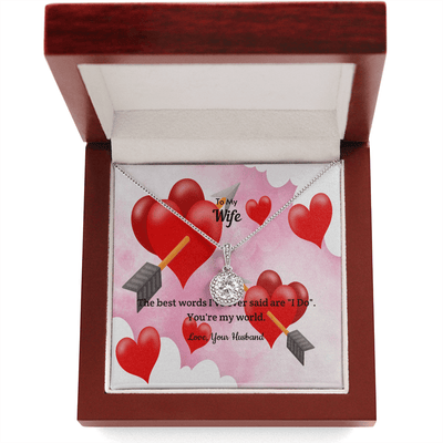 Wife Valentines Gift I Do Eternal Union Necklace - Eternal Hope