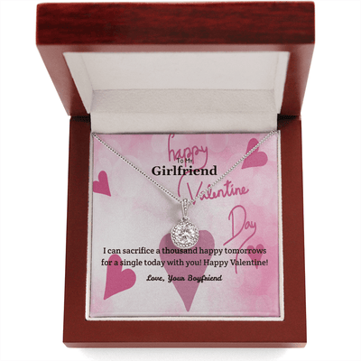To My Girlfriend Valentines Gift Thosusand Happy Tomorrows Eternal Union Necklace - Eternal Hope
