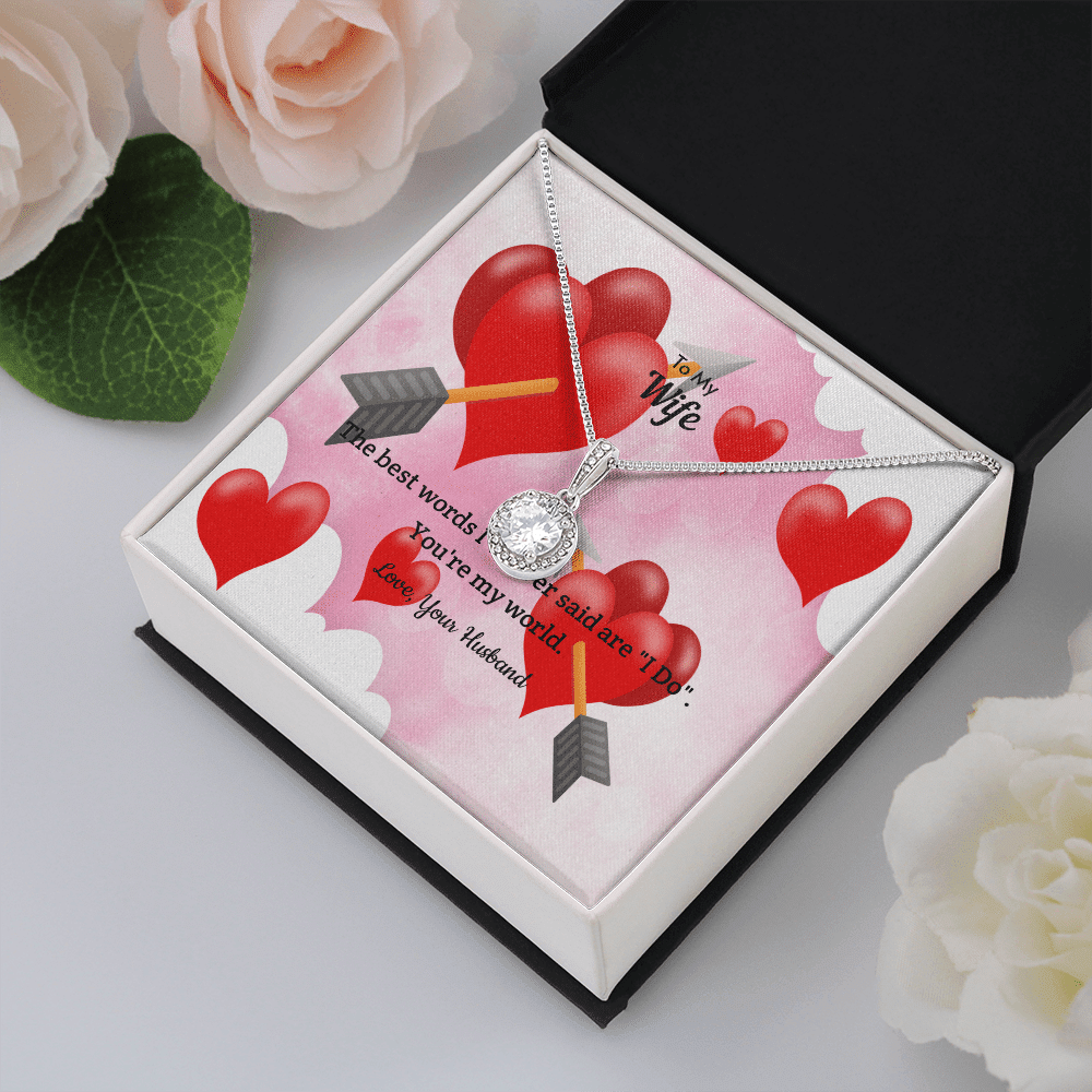 Wife Valentines Gift I Do Eternal Union Necklace - Eternal Hope
