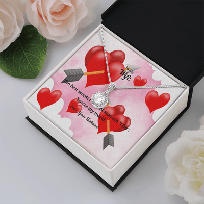 Wife Valentines Gift I Do Eternal Union Necklace - Eternal Hope