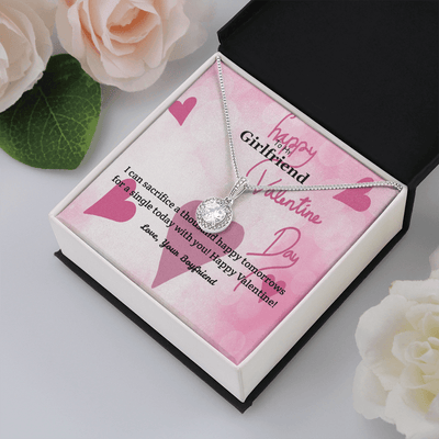 To My Girlfriend Valentines Gift Thosusand Happy Tomorrows Eternal Union Necklace - Eternal Hope