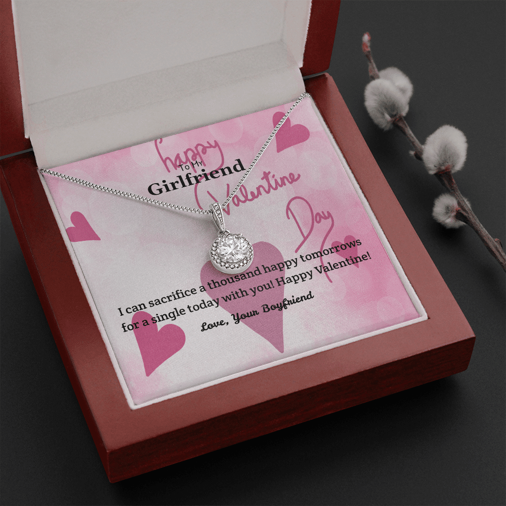 To My Girlfriend Valentines Gift Thosusand Happy Tomorrows Eternal Union Necklace - Eternal Hope