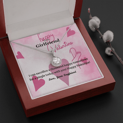 To My Girlfriend Valentines Gift Thosusand Happy Tomorrows Eternal Union Necklace - Eternal Hope
