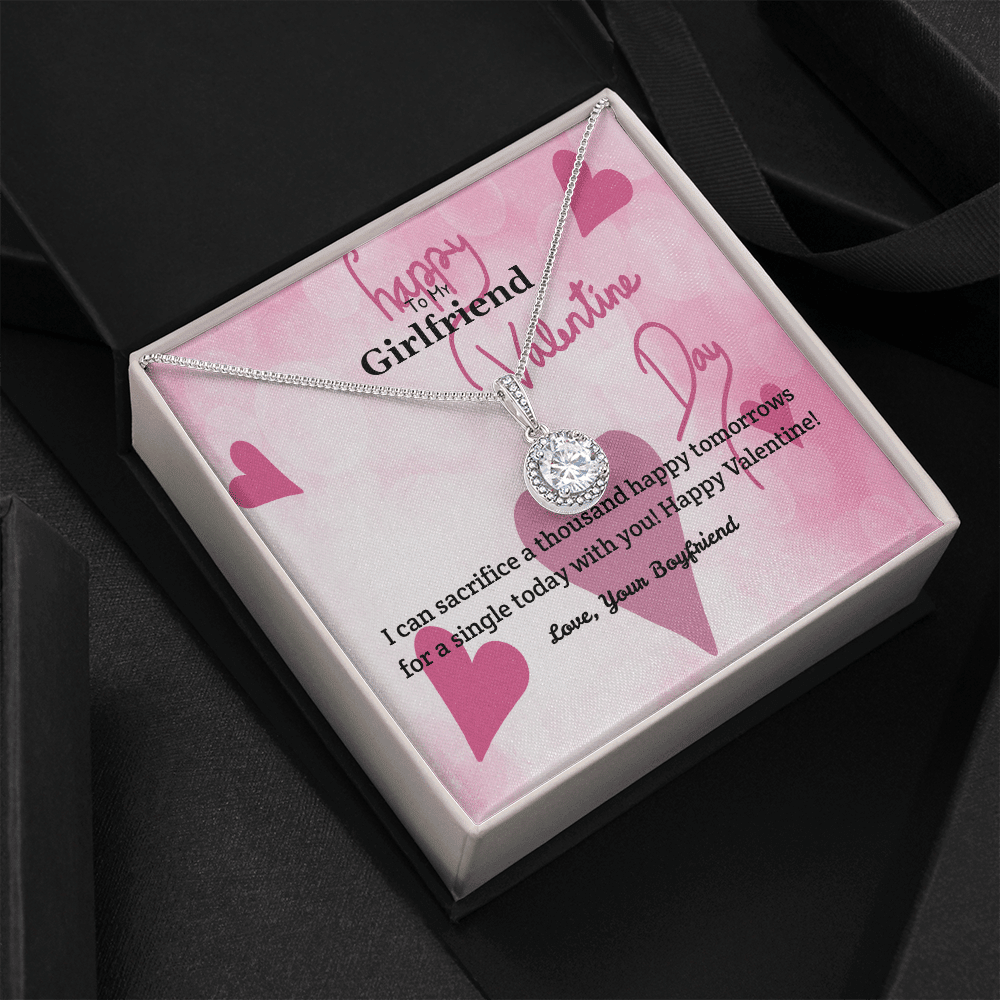 To My Girlfriend Valentines Gift Thosusand Happy Tomorrows Eternal Union Necklace - Eternal Hope
