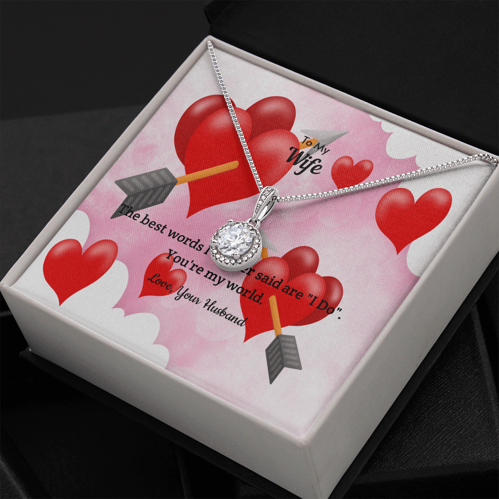 Wife Valentines Gift I Do Eternal Union Necklace - Eternal Hope