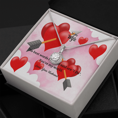 Wife Valentines Gift I Do Eternal Union Necklace - Eternal Hope