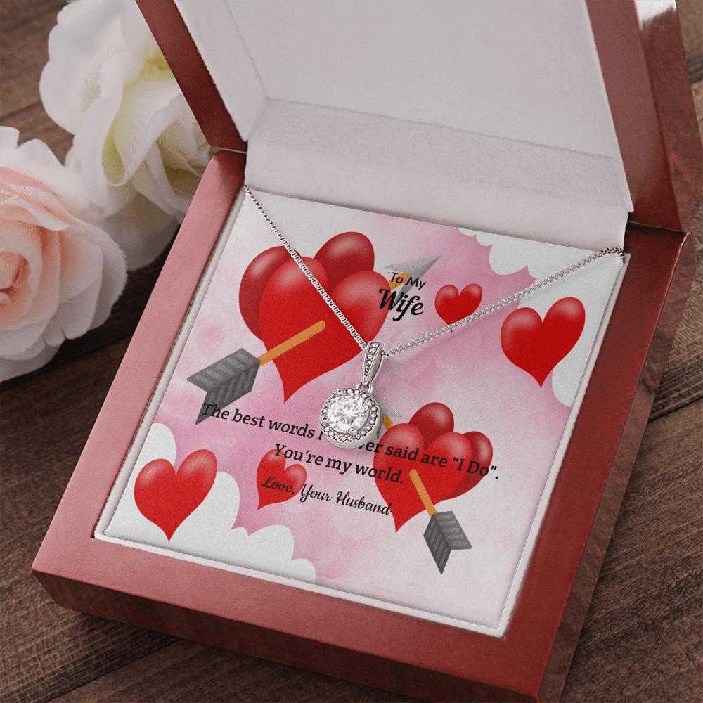 Wife Valentines Gift I Do Eternal Union Necklace - Eternal Hope