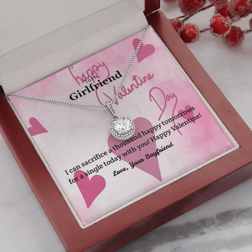 To My Girlfriend Valentines Gift Thosusand Happy Tomorrows Eternal Union Necklace - Eternal Hope