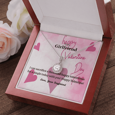 To My Girlfriend Valentines Gift Thosusand Happy Tomorrows Eternal Union Necklace - Eternal Hope