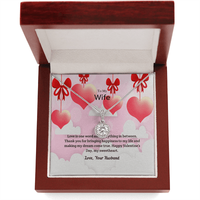 Wife Valentines Gift Everything in Between Eternal Union Necklace - Eternal Hope