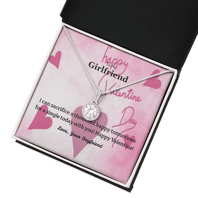 To My Girlfriend Valentines Gift Thosusand Happy Tomorrows Eternal Union Necklace - Eternal Hope