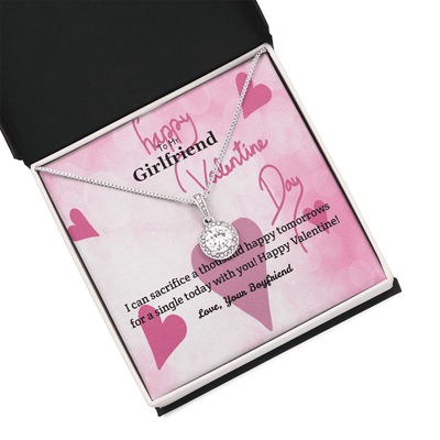 To My Girlfriend Valentines Gift Thosusand Happy Tomorrows Eternal Union Necklace - Eternal Hope