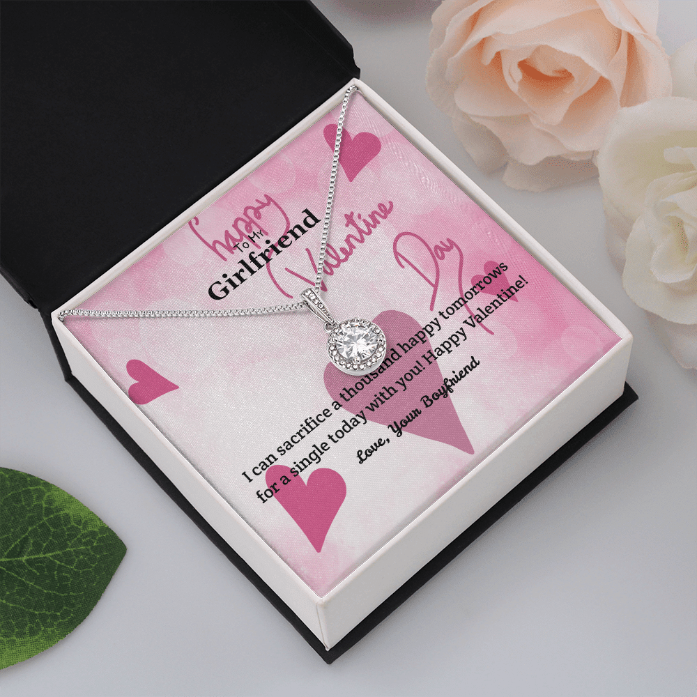 To My Girlfriend Valentines Gift Thosusand Happy Tomorrows Eternal Union Necklace - Eternal Hope