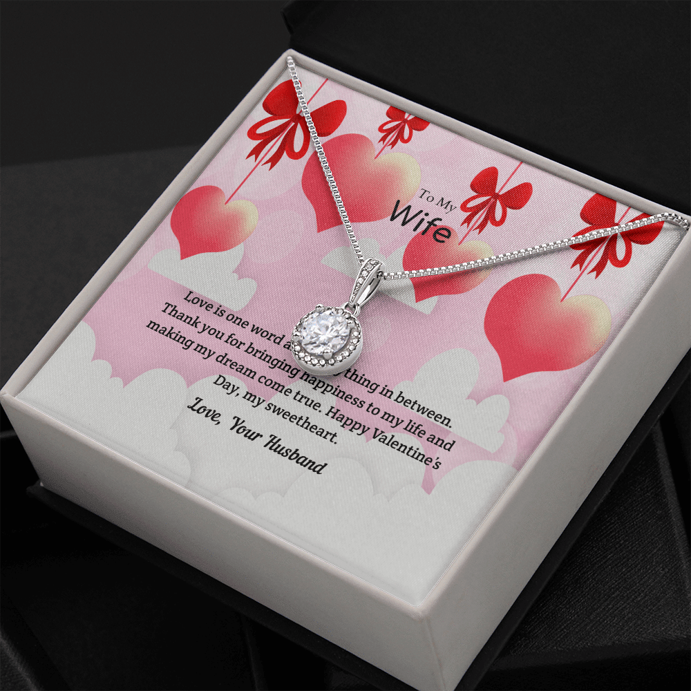 Wife Valentines Gift Everything in Between Eternal Union Necklace - Eternal Hope