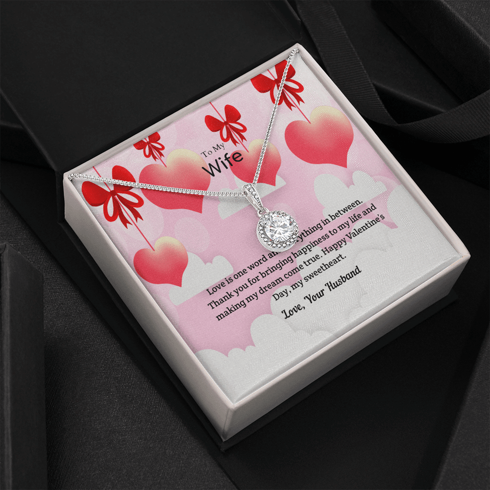 Wife Valentines Gift Everything in Between Eternal Union Necklace - Eternal Hope