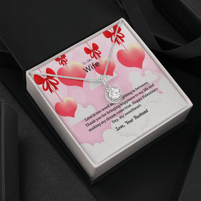 Wife Valentines Gift Everything in Between Eternal Union Necklace - Eternal Hope