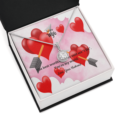 Wife Valentines Gift I Do Eternal Union Necklace - Eternal Hope