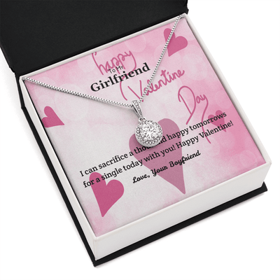 To My Girlfriend Valentines Gift Thosusand Happy Tomorrows Eternal Union Necklace - Eternal Hope