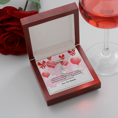 Wife Valentines Gift Everything in Between Eternal Union Necklace - Eternal Hope