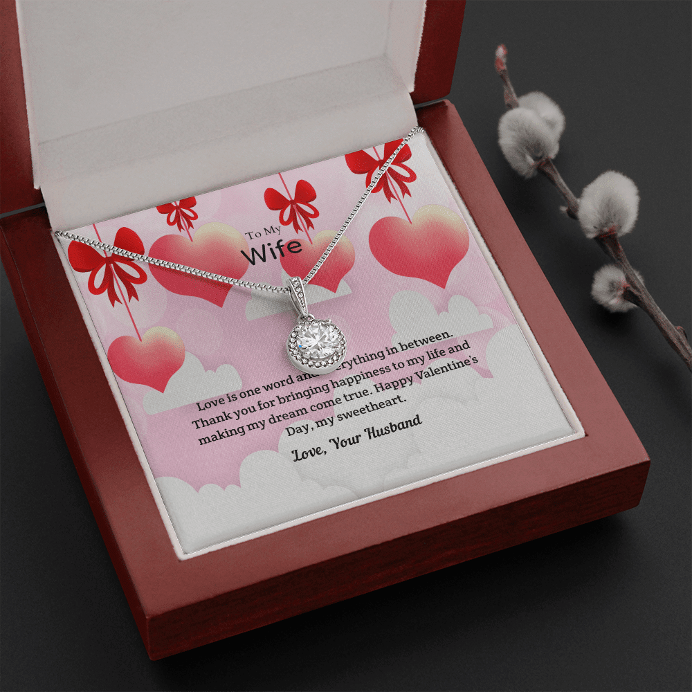 Wife Valentines Gift Everything in Between Eternal Union Necklace - Eternal Hope