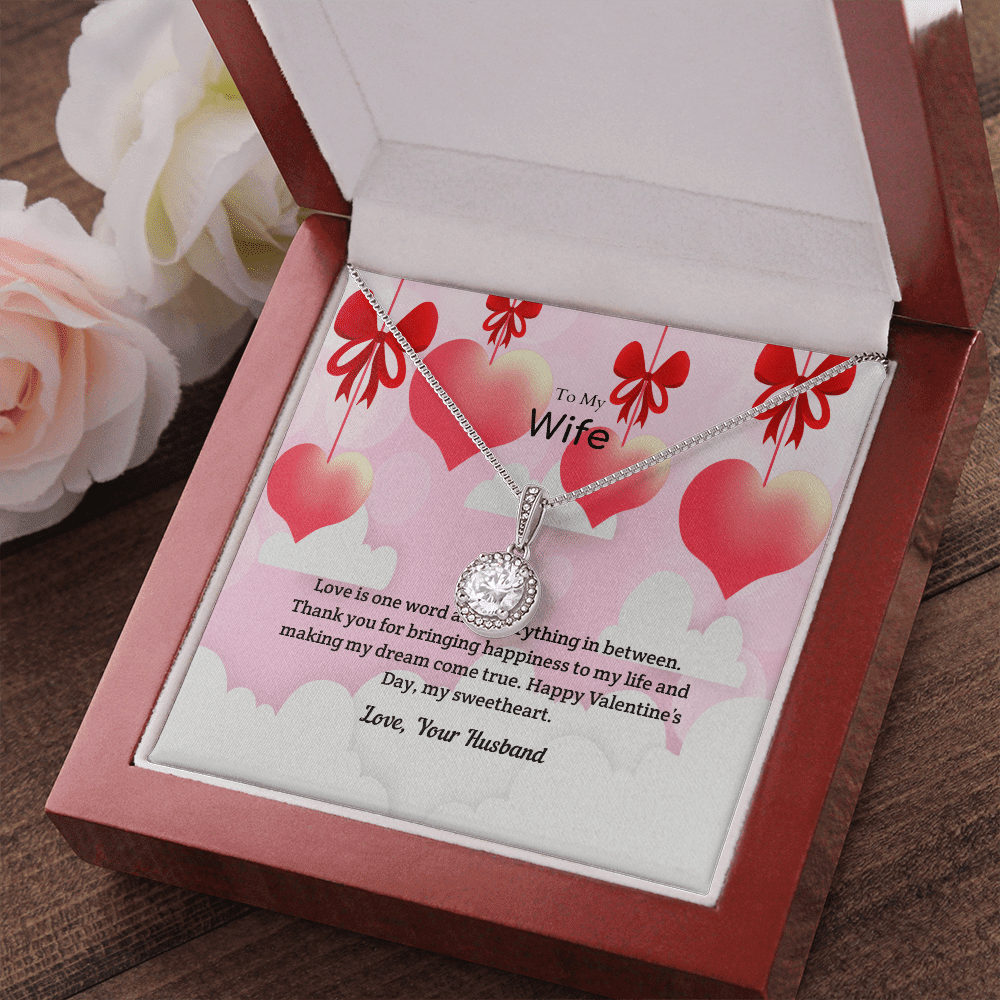 Wife Valentines Gift Everything in Between Eternal Union Necklace - Eternal Hope