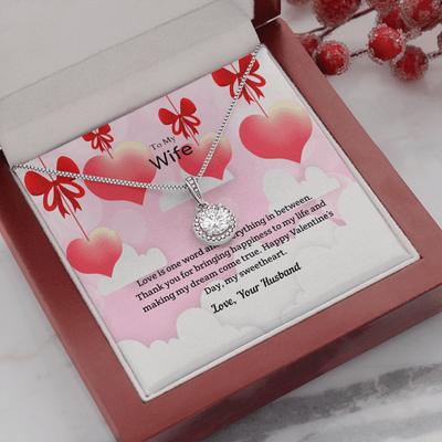 Wife Valentines Gift Everything in Between Eternal Union Necklace - Eternal Hope