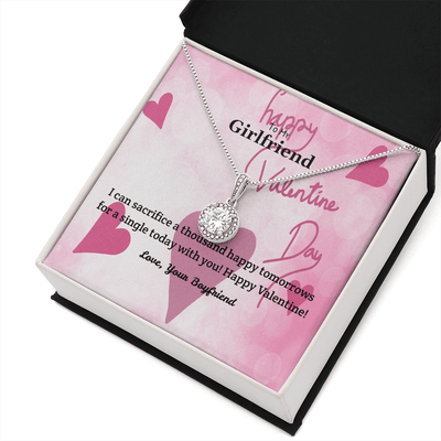To My Girlfriend Valentines Gift Thosusand Happy Tomorrows Eternal Union Necklace - Eternal Hope