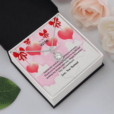 Wife Valentines Gift Everything in Between Eternal Union Necklace - Eternal Hope
