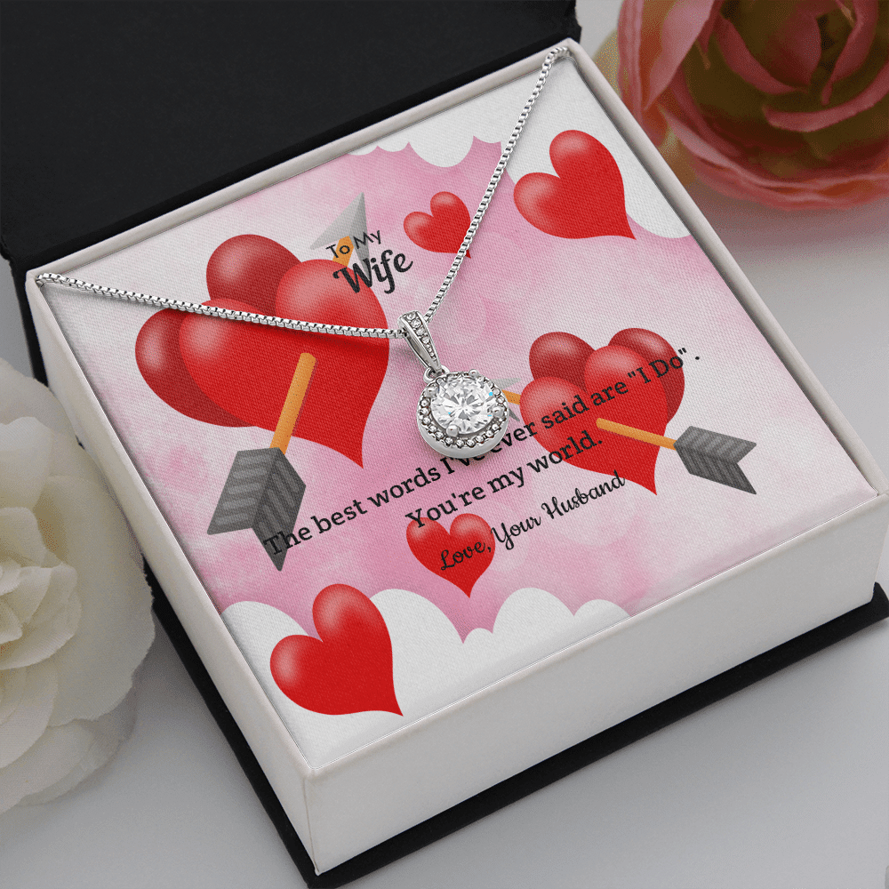 Wife Valentines Gift I Do Eternal Union Necklace - Eternal Hope